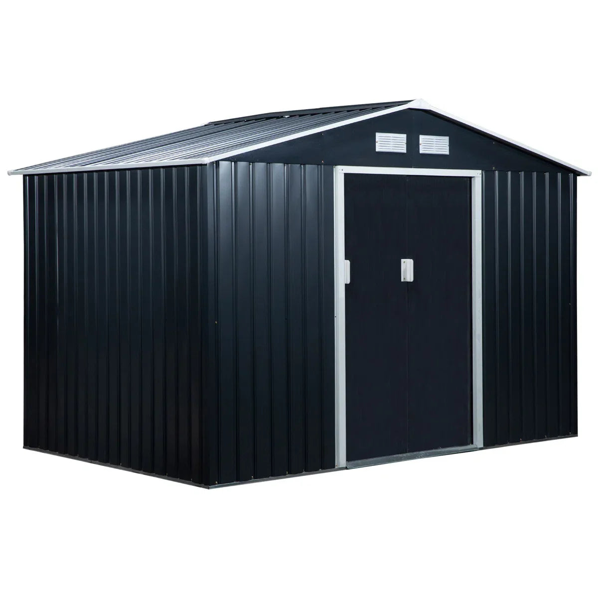 9 Ft. W X 6 Ft. D Metal Garden Shed
