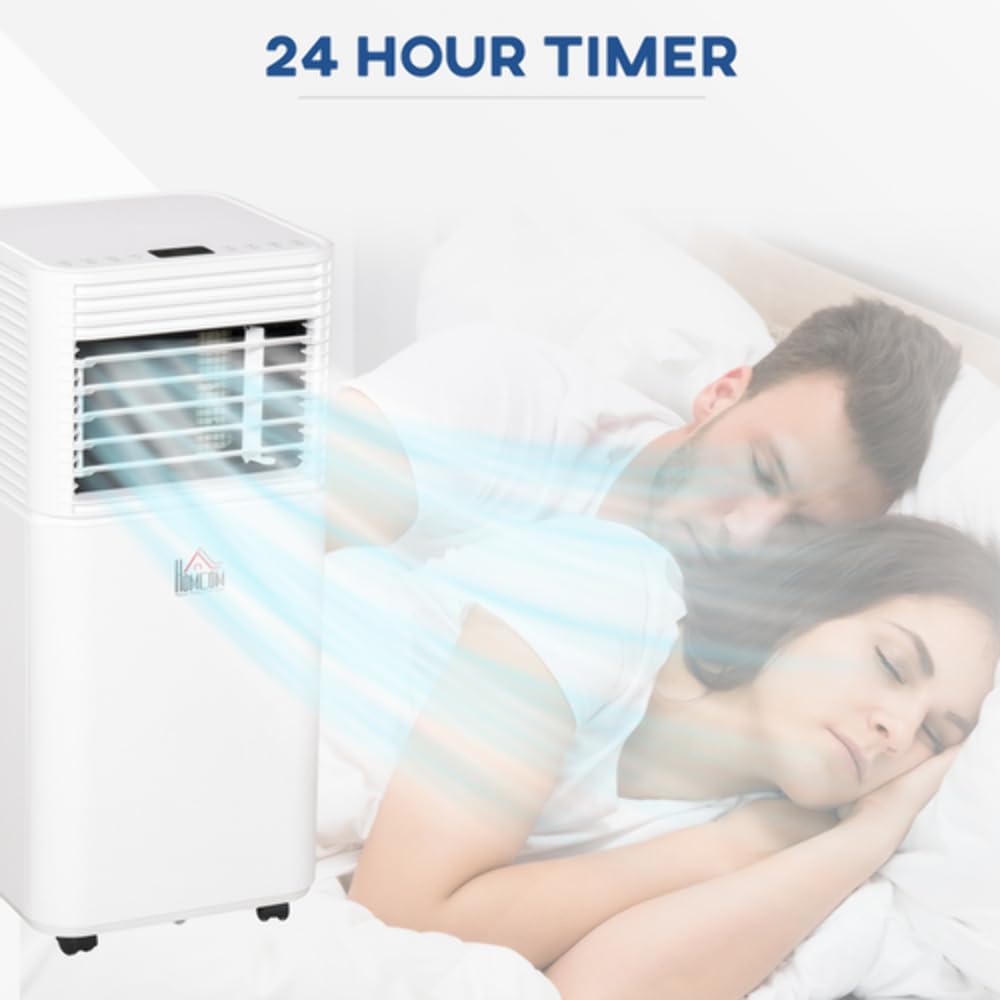 9000 BTU Portable Air Conditioner with Dehumidifier, Sleep Mode, Remote Control & Window Kit