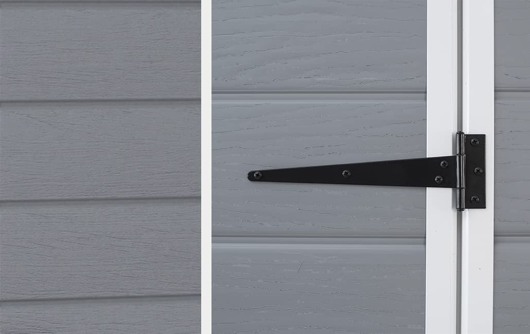 4x3ft Outdoor Garden Storage Shed with Weatherproof Design & Ventilation