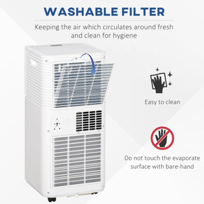 9000 BTU Portable Air Conditioner with Dehumidifier, Sleep Mode, Remote Control & Window Kit