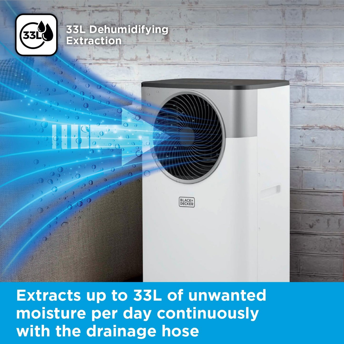 Smart Portable Air Conditioner with 3-in-1 Cooling, Fan & Dehumidifier Functions