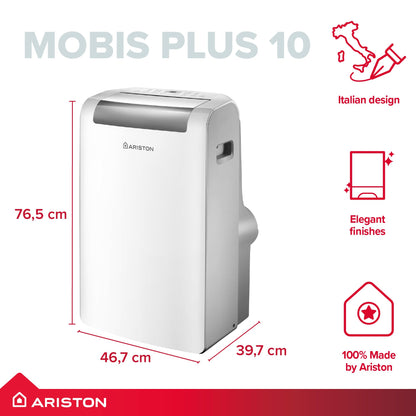 10000 BTU Portable Air Conditioner with Remote Control & Energy Efficient Cooling