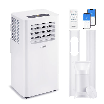 12000 BTU Smart Portable Air Conditioner with WiFi, Remote Control & 4-in-1 Modes