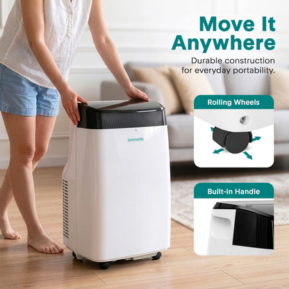 7000 BTU Portable Air Conditioner with Dehumidifier, Sleep Mode & Window Kit