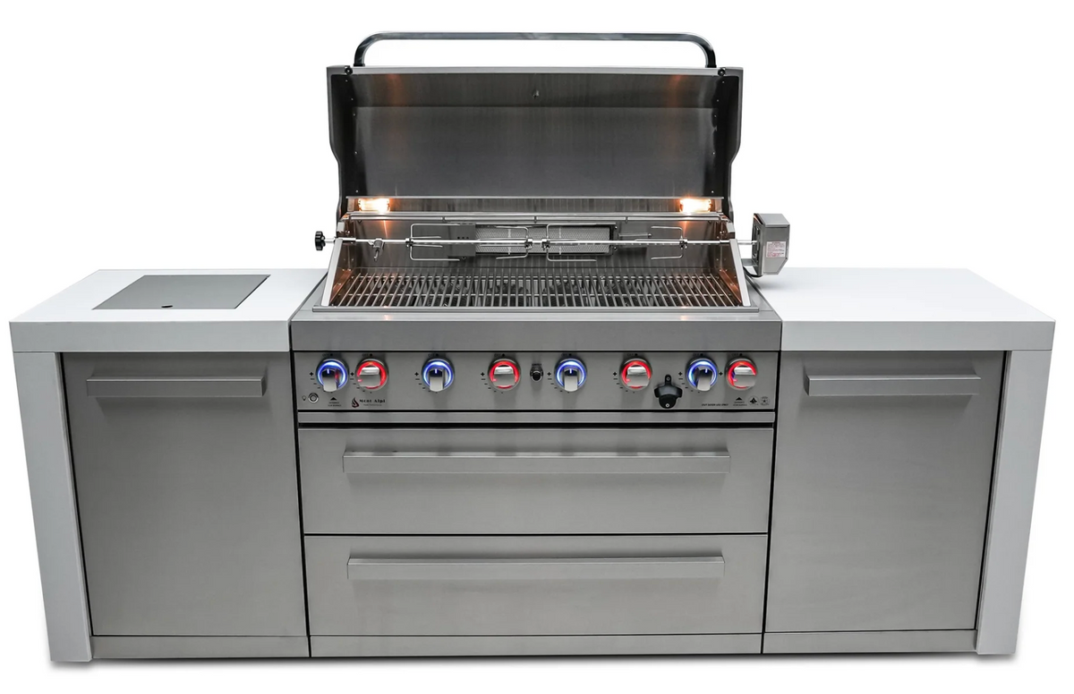 Mont Alpi 805 Deluxe Island  6-Burner Grill MAi805-D