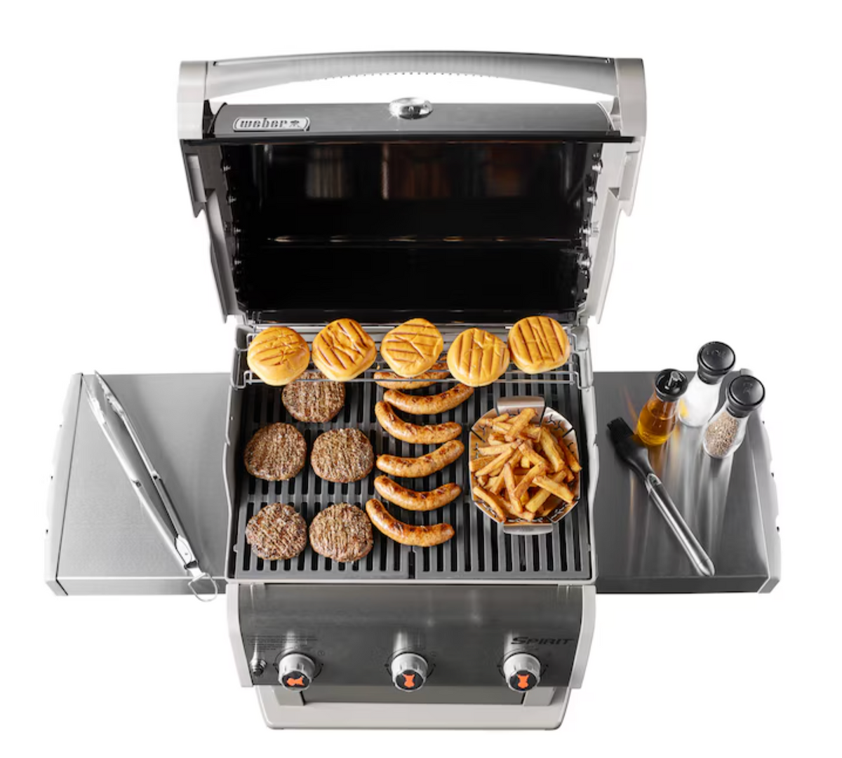 Weber Spirit E-310 Black 3-Burner Liquid Propane Gas Grill