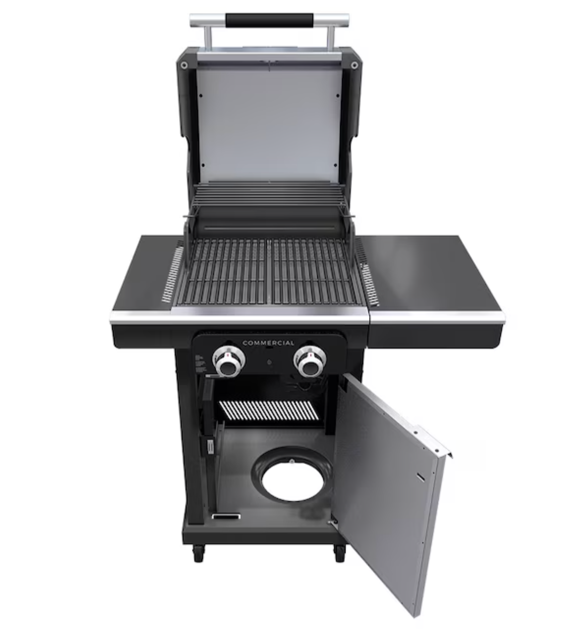Char-Broil Commercial Series Grill and Griddle Combo Stainless Steel